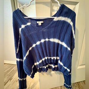 Blue/Navy and white American Eagle sweater. Size Small.